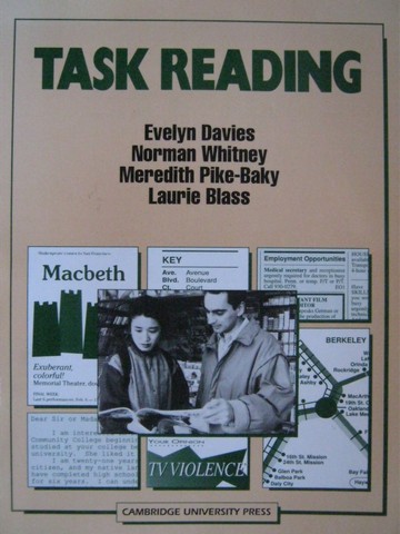 Task Reading (P) by Davies, Whitney, Pike-Baky, & Blass (image for) Task Reading (P) by Davies, Whitney, Pike-Baky, & Blass