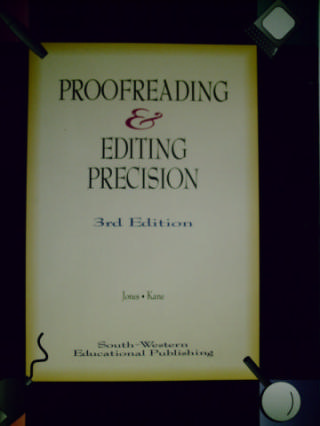 (image for) Proofreading & Editing Precision 3rd Edition (P) by Jones & Kane