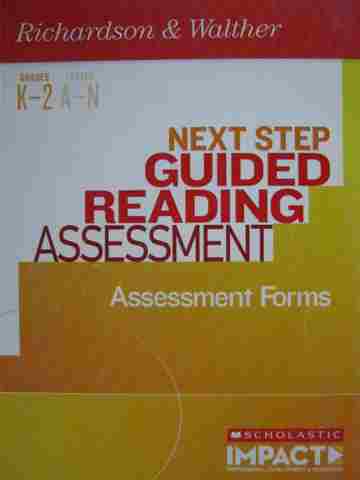 (image for) Next Step Guided Reading Assessment Grades K-2 Forms (Spiral)
