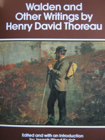(image for) Walden & Other Writings by Henry David Thoreau (P) by Krutch