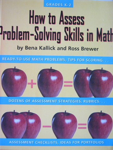 (image for) How to Assess Problem-Solving Skills in Math Grades K-2 (P)