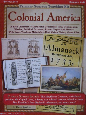 (image for) Primary Sources Teaching Kit Colonial America (P) by Baicker