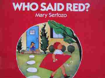 (image for) Who Said Red? (P) by Mary Serfozo