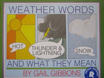 (image for) Weather Words & What They Mean (P) by Gail Gibbons