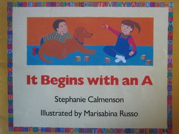 (image for) It Begins with an A (P) by Stephanie Calmenson