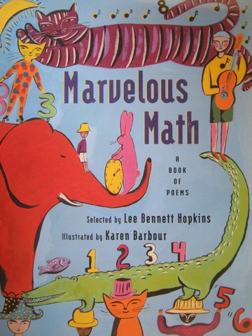 (image for) Marvelous Math A Book of Poems (P) by Lee Bennett Hopkins