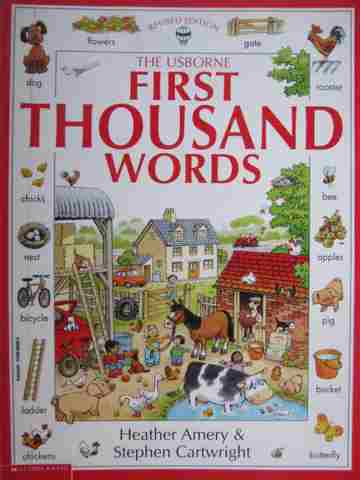 (image for) Usborne First Thousand Words Revised Edition (P) by Amery & Cartwright