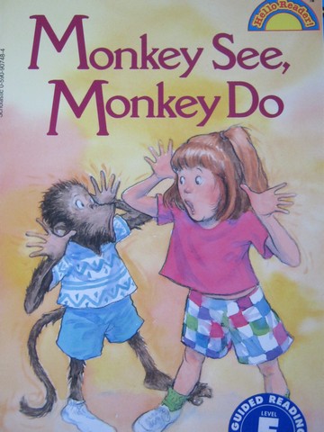 (image for) Hello Reader! Monkey See Monkey Do (P) by Marc Gave