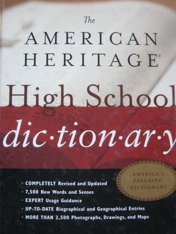(image for) American Heritage High School Dictionary 4th Edition (H)