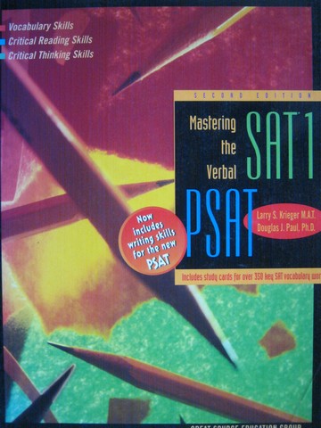(image for) Mastering the Verbal SAT 1/PSAT 2nd Edition (P) by Krieger
