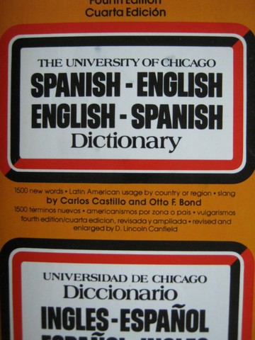 (image for) University of Chicago Spanish Dictionary 4th Edition (P)