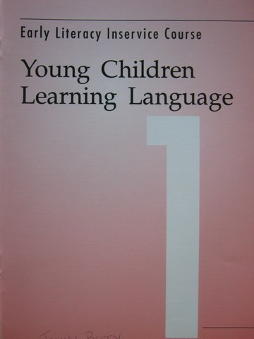 (image for) Young Children Learning Language (P) by Lynne Badger