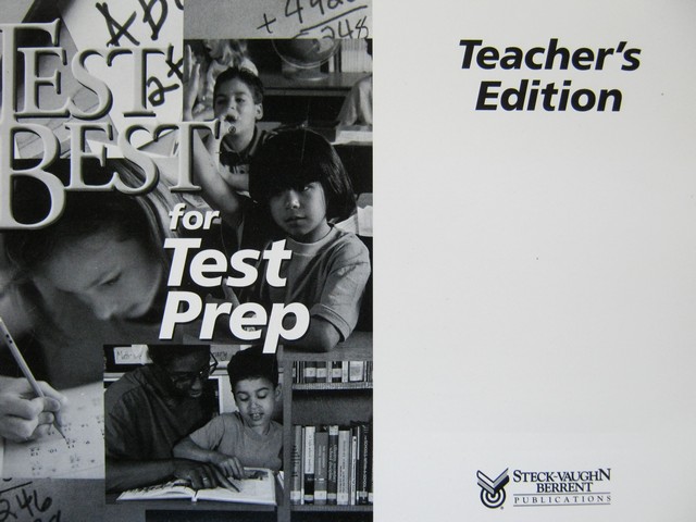 (image for) Test Best for Test Prep Level A Grade 1 TE (TE)(P)