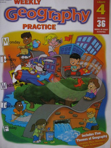 (image for) Weekly Geography Practice Grade 4 (P) by D W Skrabanek