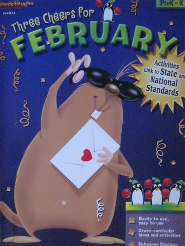 (image for) Three Cheers for February PreK-K (P) by Fetty & Jasinski