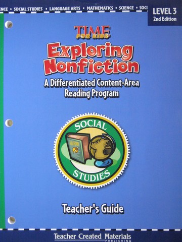 (image for) Exploring Nonfiction 3 2nd Edition Social Studies TG (TE)(P)