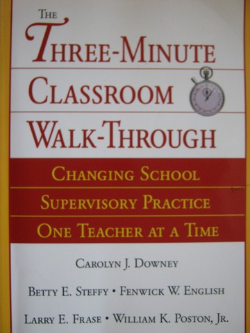 (image for) Three-Minute Classroom Walk-Through (P) by Downey, Steffy,