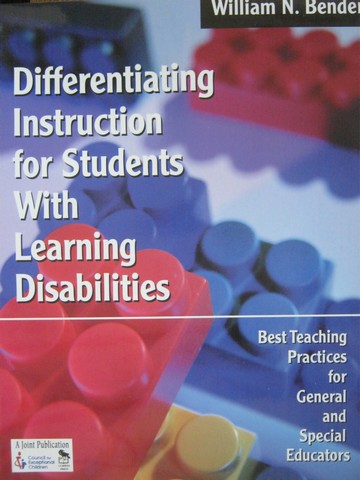 (image for) Differentiating Instruction for Learning Disabilities (P)