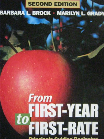 (image for) From First-Year to First-Rate 2e (P) by Brock & Grady