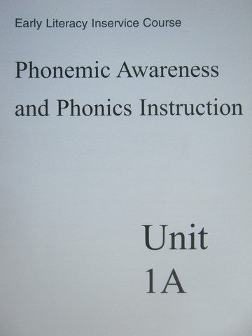 (image for) Phonemic Awareness & Phonics Instruction Unit 1A (P)