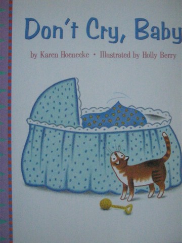 (image for) Literacy Street Don't Cry, Baby (P) by Hoenecke