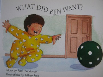 (image for) Smart Start D What Did Ben Want? (P) by Rod Theodorou