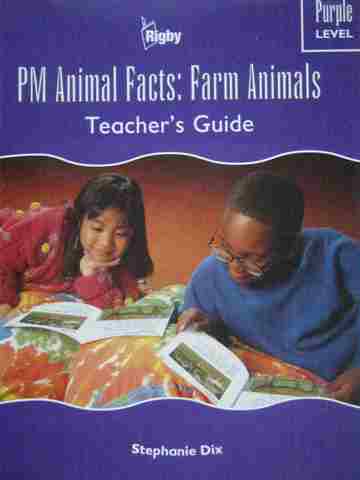 (image for) PM Animal Facts Farm Animals Purple Level TG (TE)(P) by Dix
