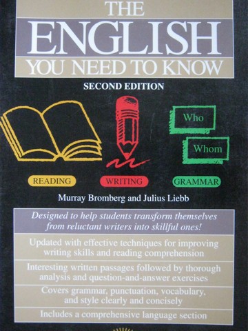 (image for) English You Need to Know 2nd Edition (P) by Bromberg & Liebb