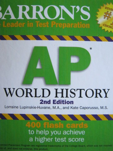 (image for) Barron's AP World History 2nd Edition Flash Cards (Box)