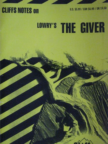 (image for) CliffsNotes on Lowry's The Giver (P) by Suzanne Pavlos