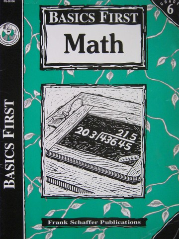 (image for) Basics First Math Grade 6 (P) by Robyn Silbey