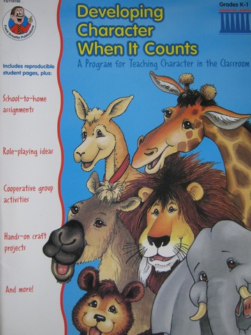 (image for) Developing Character When It Counts Grades K-1 (P) by Allman