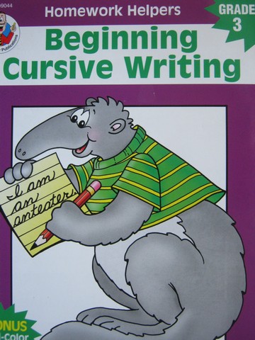 (image for) Homework Helpers 3 Beginning Cursive Writing (P) by Molengraft