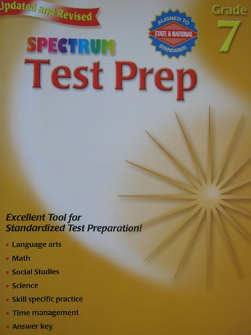 (image for) Spectrum Test Prep Grade 7 Updated & Revised (P)