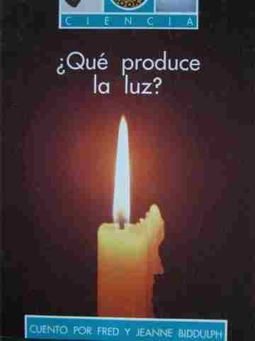 (image for) Sunshine Books Ciencia Que produce la luz? (P) by Biddulph