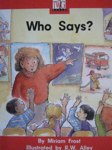 (image for) TWiG Books Who Says? (P) by Miriam Frost