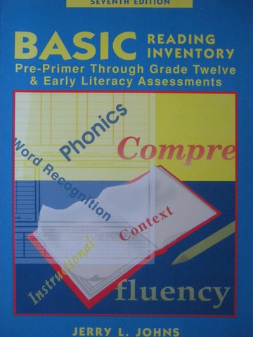 (image for) Basic Reading Inventory 7th Edition (P) by Jerry L Johns