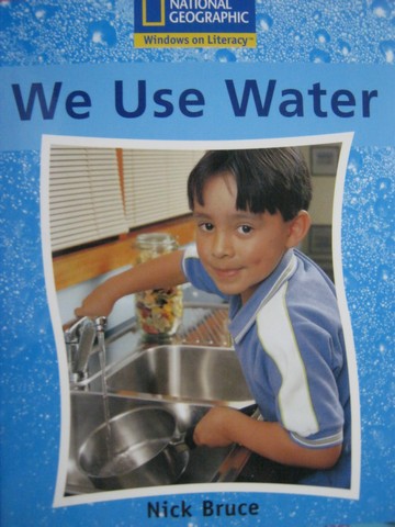 (image for) Windows on Literacy We Use Water (P) by Nick Bruce