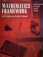 (image for) Mathematics Framework for California Public Schools K-12 (CA)(P)