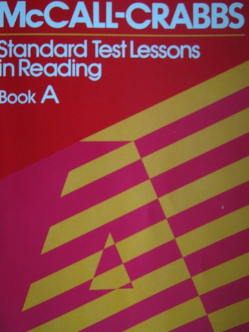 (image for) McCall-Crabbs Standard Test Lessons in Reading Book A (P)