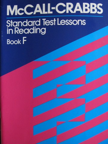 (image for) McCall-Crabbs Standard Test Lessons in Reading Book F (P)