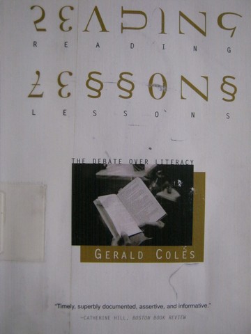 Reading Lessons (P) by Gerald Coles (image for) Reading Lessons (P) by Gerald Coles
