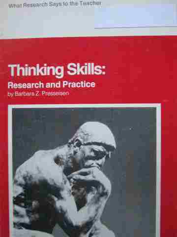 Thinking Skills Research & Practice (P) by Barbara Z Presseisen (image for) Thinking Skills Research & Practice (P) by Barbara Z Presseisen