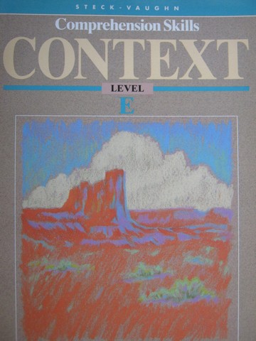 (image for) Comprehension Skills Context E (P) by Beech, McCarthy & Townsend