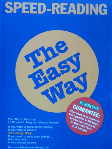 (image for) Speed-Reading The Easy Way (P) by Howard Berg & Marcus Conyers