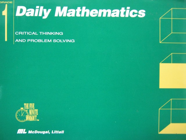 (image for) Daily Mathematics 1 Teacher's Manual (TE)(Spiral)