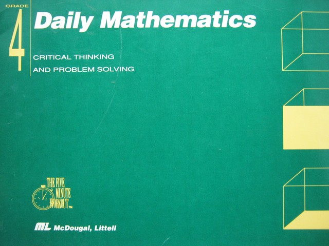 (image for) Daily Mathematics 4 Teacher's Manual (TE)(Spiral)