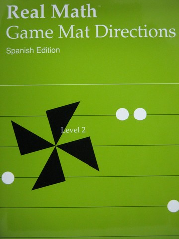 (image for) Real Math 2 Game Mat Directions Spanish Edition(P)