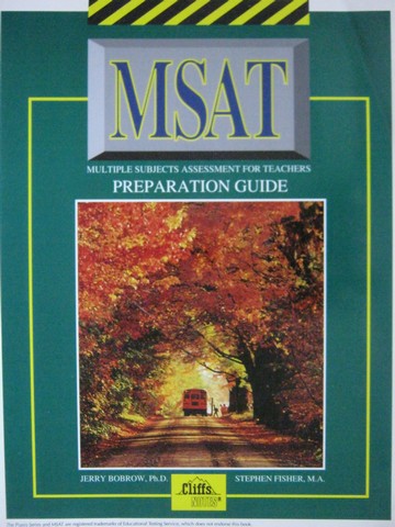 (image for) Cliffs MSAT Preparation Guide (P) by Bobrow & Fisher