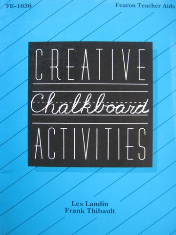 (image for) Creative Chalkboard Activities (P) by Landin & Thibault